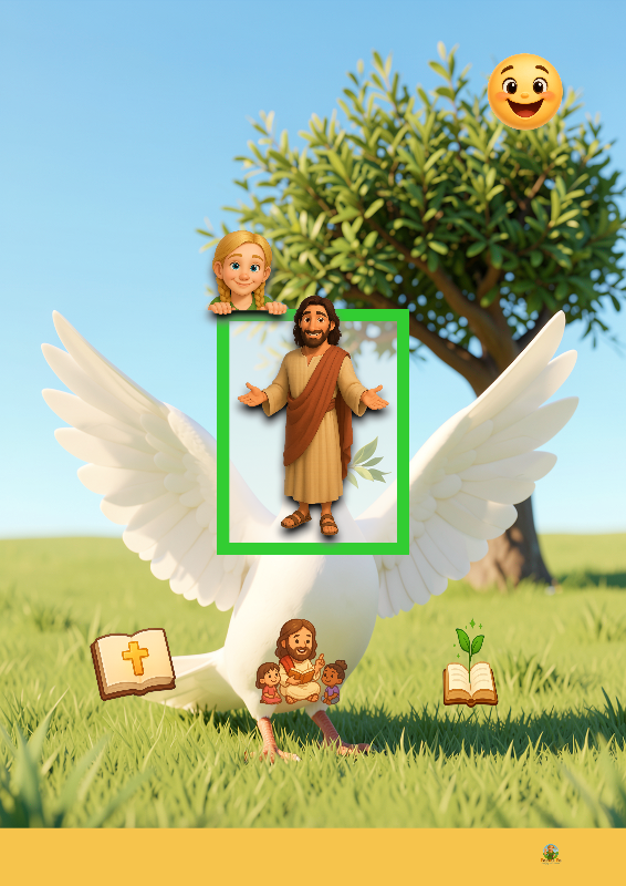 The Life of Jesus personalized Christian storybook cover