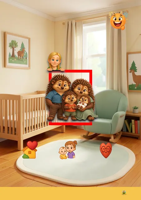 Hoggy and the New Baby personalized Christian storybook cover