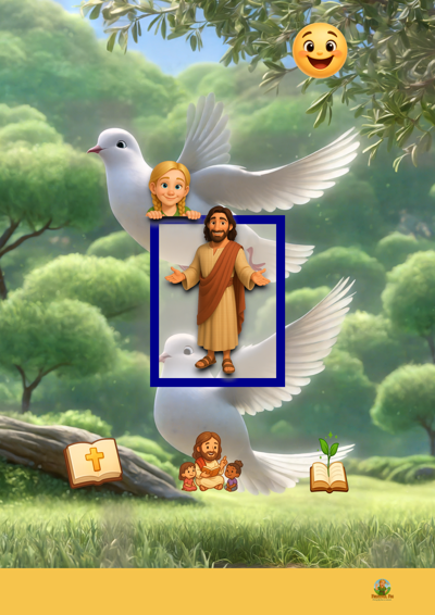 The Life of Jesus personalized Christian storybook cover
